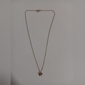 14k Gold Butterfly Pendant Necklace